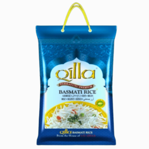 Qilla Premium Classic basmatiris 5 kg – aromatisk, langkornet og fluffy