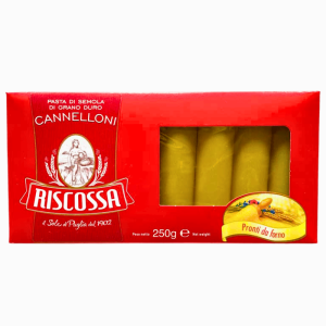Riscossa Cannelloni 250g – klassisk italiensk pasta klar til fylling og baking