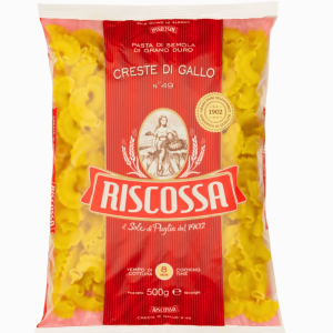 Riscossa Creste de Gallo pasta 500g – buet pasta med bølgete kant