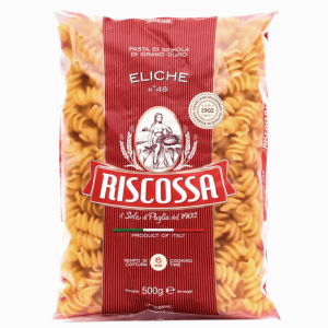 Riscossa Eliche pasta 500g – spiralpasta som passer perfekt til sauser