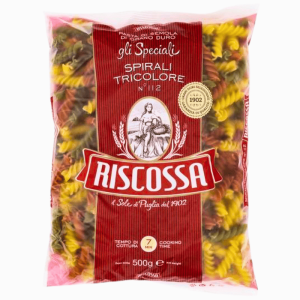 Riscossa Spirali F. Tos Speciale pasta 500g – spiralformet pasta for alle typer sauser