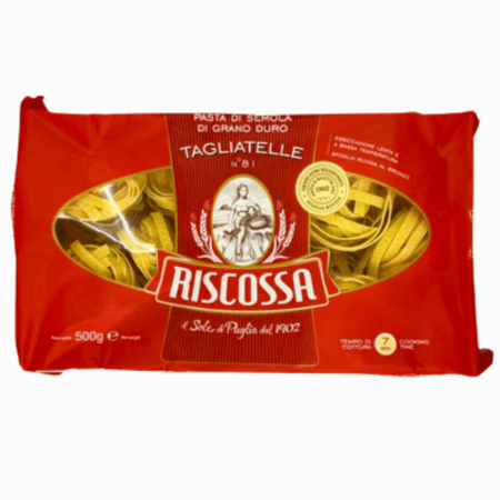 Riscossa Tagliatelle 500g – klassisk italiensk pasta laget av durumhvete
