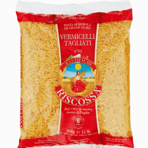 Riscossa Vermicellini Tagliatelle pasta 500g – tynne bånd med autentisk italiensk smak