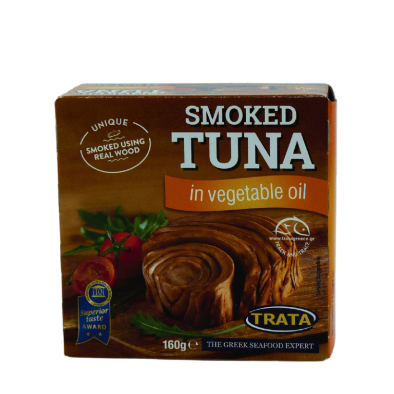 Røkt tunfisk i olje – 160 g boks