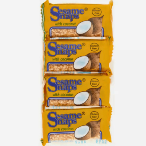 Sesame Snaps med kokos 4x30g – sprø sesamkjeks med hint av kokos