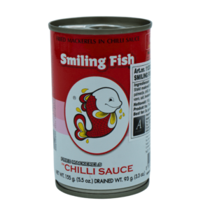 Stekte makrell i krydret chilisaus fra SMILING FISH – 155g