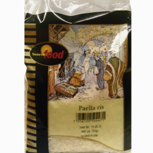 Sunrise Paella ris 650 g – spansk rundkornet ris for autentisk paella