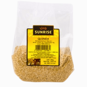 Sunrise Quinoa Hvit 225g – mild smak og perfekt som sunn erstatning for ris eller pasta