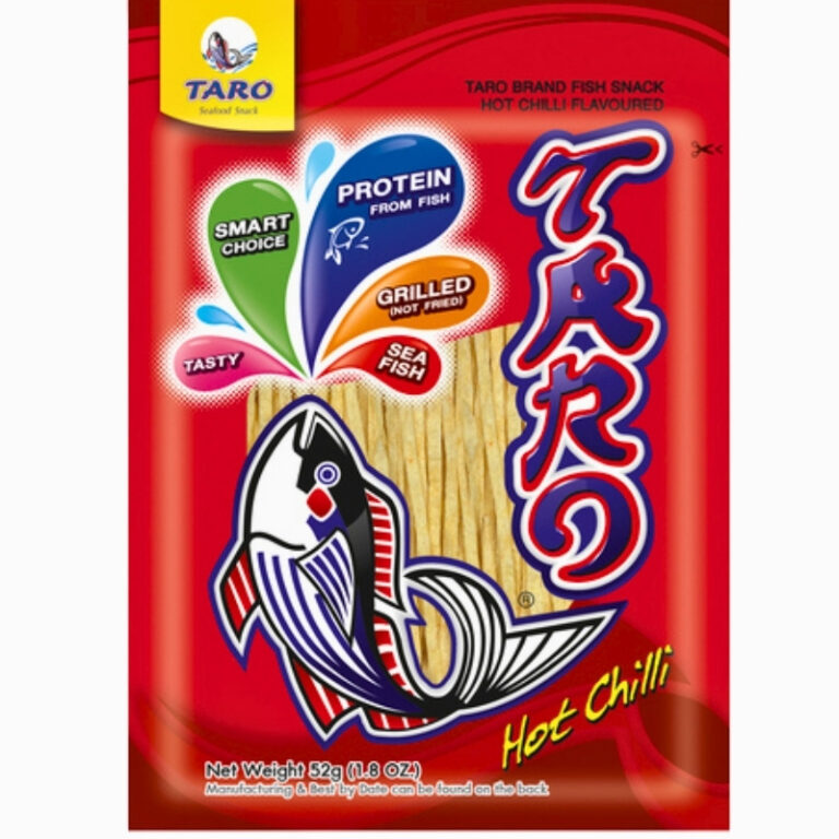 TARO fiskesnack hot chili 52g