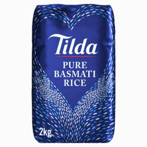 Tilda basmatiris 2 kg – førsteklasses langkornet ris med delikat aroma