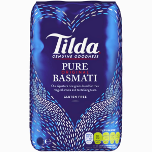 Tilda basmatiris 5 kg – førsteklasses, langkornet ris med delikat aroma