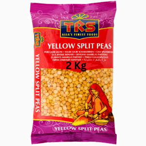 TRS gule delte erter 2kg – perfekte for supper og dhal-retter