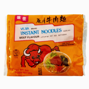 Vejia instantnudler med biffsmak 85g – rask og smakfull nuddelrett