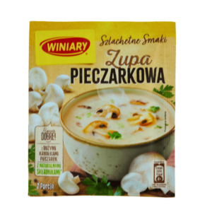 Winiary kremet soppsuppe 44g – rask og smakfull soppbasert suppeblanding