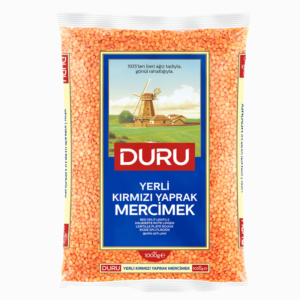 Duru split røde linser Yaprak 1kg – ideelle for supper og sunne retter