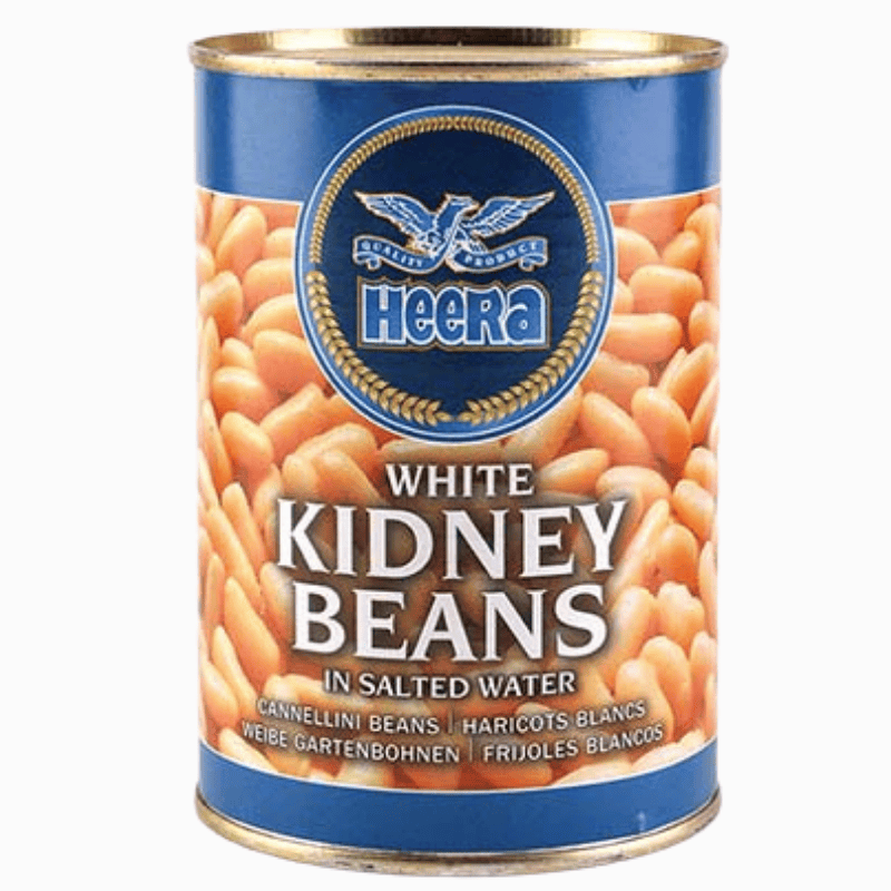 Heera hermetiske hvite kidneybønner i boks 400g