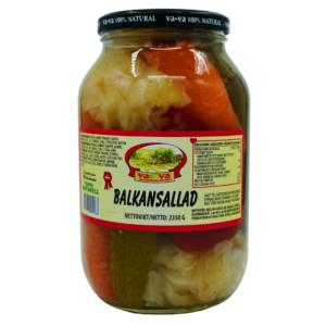 Balkan Salted Vava 2350g – Tradisjonelle saltsyltede grønnsaker fra Balkan