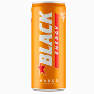 Black Energy Mango 250ml – Energidrikk med tropisk mangosmak