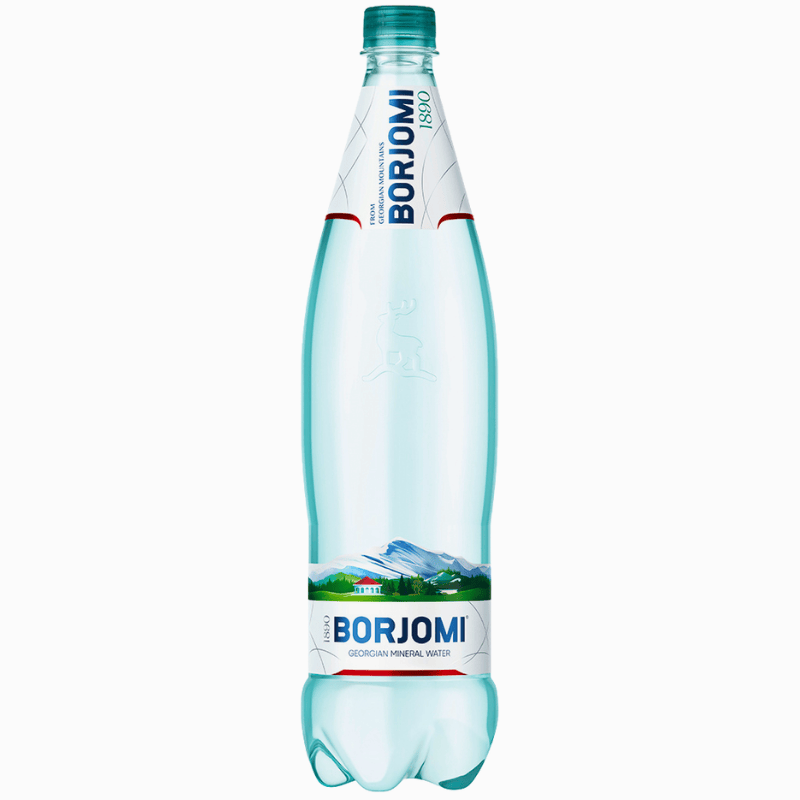Borjomi mineralvann 1L – naturlig georgisk kullsyrevann med høyt mineralinnhold