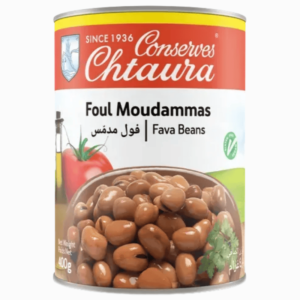 Chtaura Fava Moudammas bønner 400g – tradisjonelle kokte favabønner
