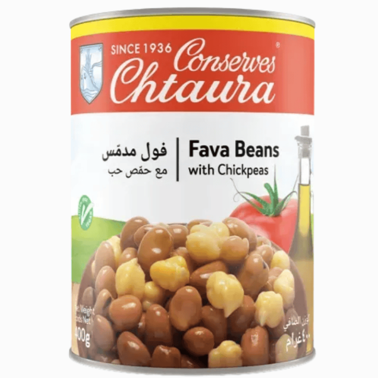 Chtaura Foul & Chickpeas 400g – klassisk kombinasjon av favabønner og kikerter