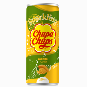 Chupa Chups kullsyret drikk med mangosmak, 250 ml boks
