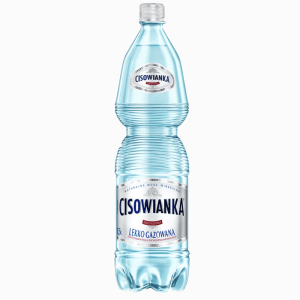 Flaske med Cisowianka naturlig mineralvann med lavt natriuminnhold, 1.5 liter