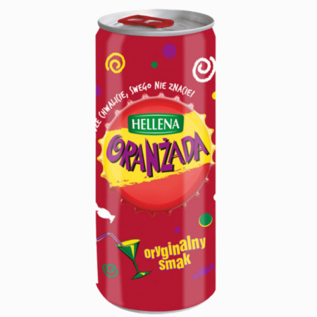 Colian Hellena rød appelsin 250ml – Forfriskende kullsyreholdig drikk