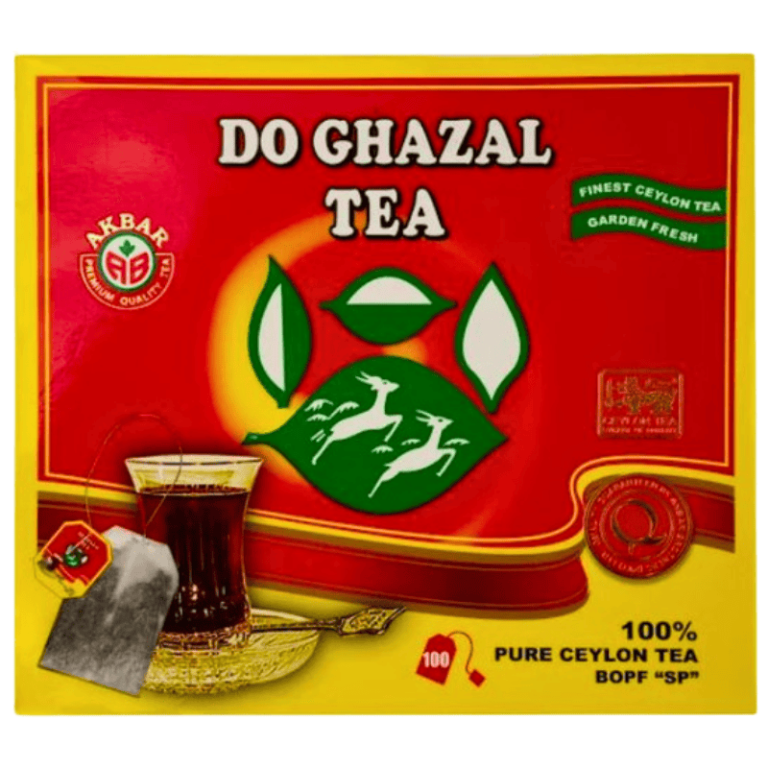 Do Ghazal Pure Ceylon Tea 100 poser – Ren Ceylon-te med kraftig og aromatisk smak