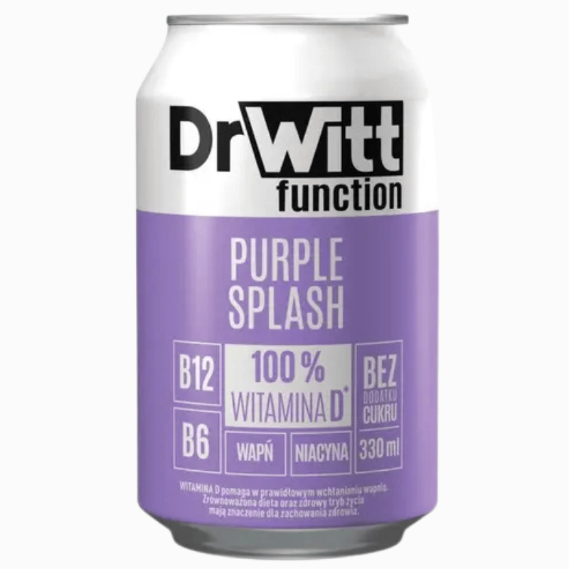 Dr Witt kullsyreholdig drikk 330ml – Pære og lavendel i en forfriskende kombinasjon
