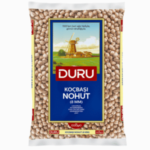 DURU kikerter 9mm 1kg – store kikerter for gryteretter og hummus