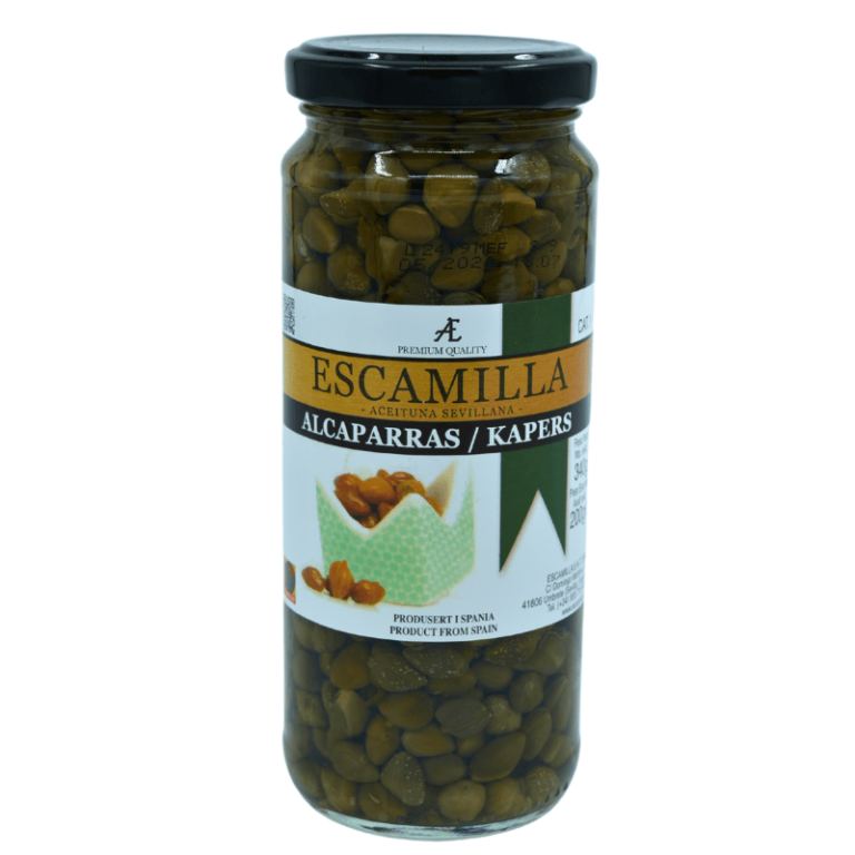 Escamilla kapers 340g – aromatiske kapers i lake