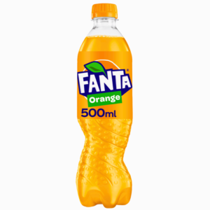Fanta Appelsin brus 500ml – Sprudlende appelsinsmak