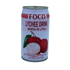 Foco lychee drikk 350 ml – søt og aromatisk fruktdrikk med litchi-smak