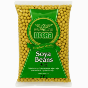Heera soya bønner 2kg – proteinrike bønner til vegetarretter og daglig bruk