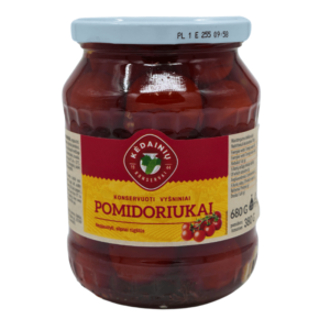 Kedainiu marinerte cherrytomater 680 g – sprø og smakfulle i glass