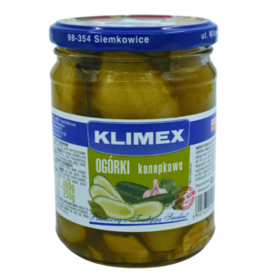 Klimex agurker skivet 480 g – sprø sylteagurker til smørbrød