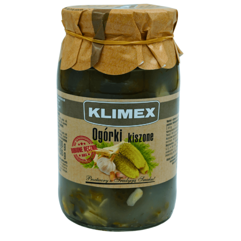 Klimex sylteagurk kiszone 800 g – tradisjonelle polske sylteagurker