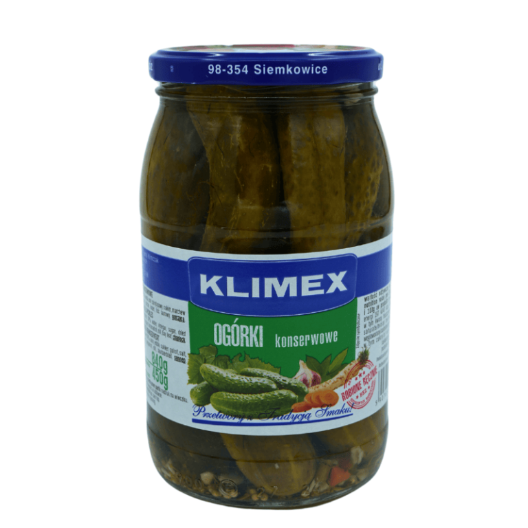 Klimex syltede agurker 840g