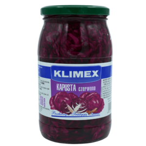 Klimex rødkål 850 g – klassisk syltet rødkål i glass