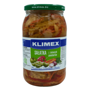 Klimex grønn tomatsalat 840 g – syltede grønne tomater på polsk vis