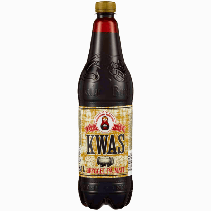 Litauisk brygget kvass 1L – tradisjonell maltdrikk med naturlig gjæring