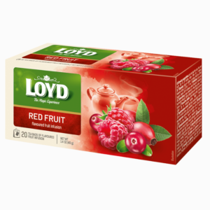Fruktte med røde bær fra Loyd, 20 teposer