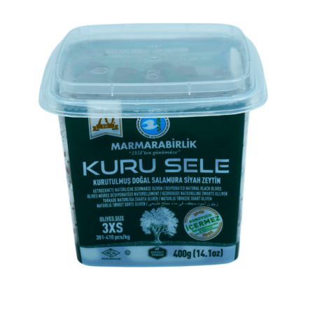 MARMARA Black Olives 3XS Elit 400g – Ekstra små sorte oliven av høy kvalitet