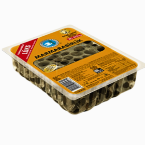 Marmarabirlik svarte oliven 3XS 500g – luksuriøse små oliven i vakuumpakning