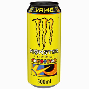 Monster Energy Khaotic 500 ml – energidrikk med tropisk appelsinsmak og fruktjuice