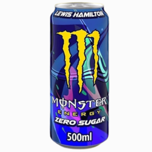 Monster Energy Lewis Hamilton 500 ml – energidrikk med fruktig smak signert Formel 1-stjernen