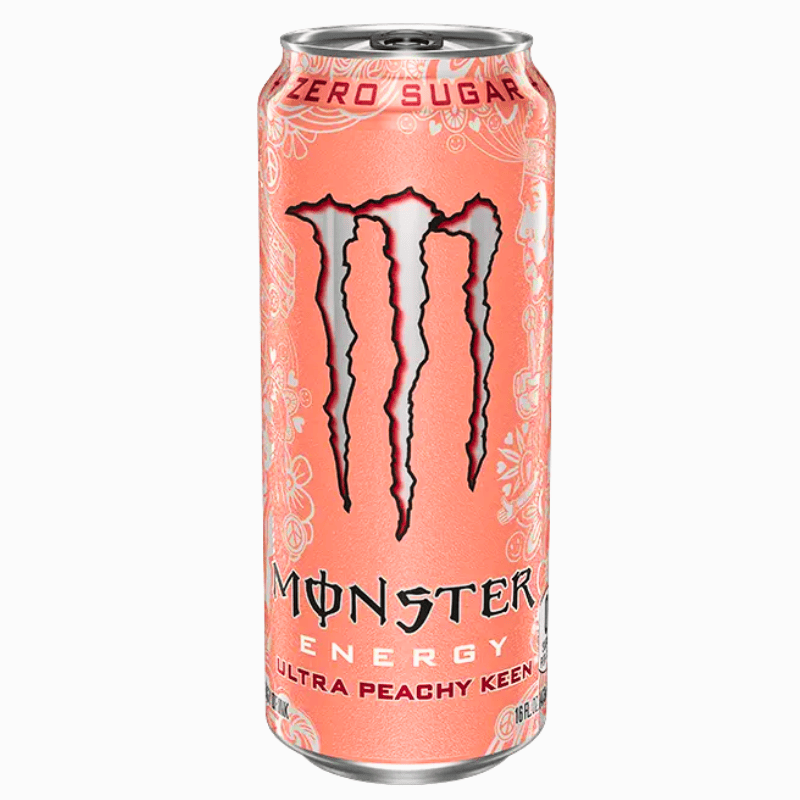 Monster Energy Peachy Keen 500 ml – energidrikk med frisk ferskensmak