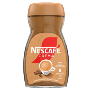 Nescafe Crema Instant Coffee 200g – fyldig og fløyelsmyk pulverkaffe