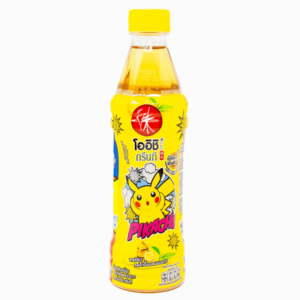 Flaske med OISHI grønn te med smak av honning og sitron, 500 ml